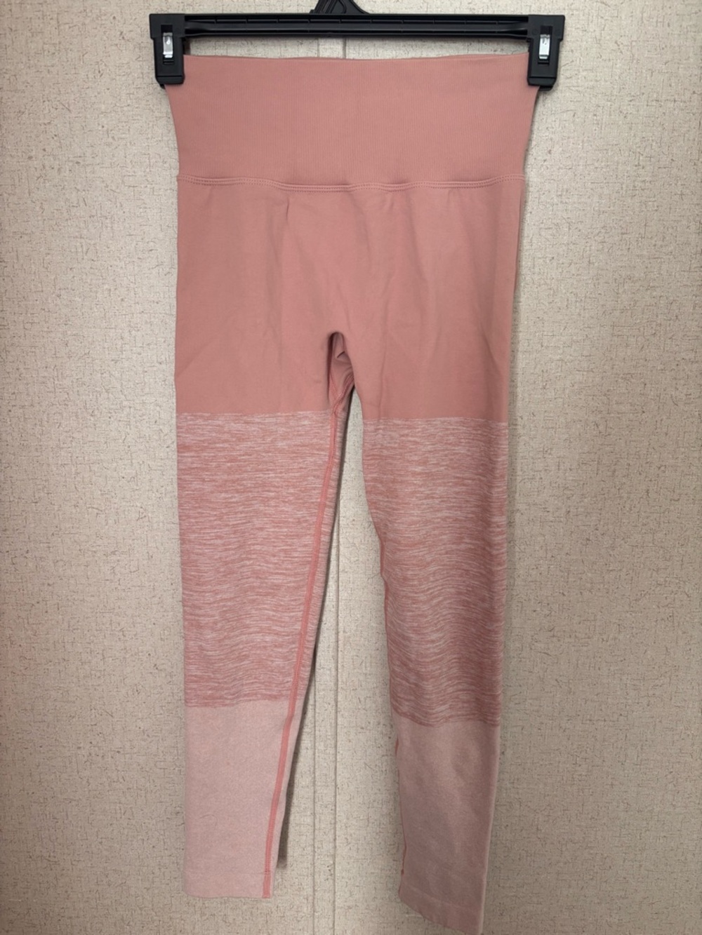 Amazon Women's Seamless High-Waist Leggings in Dusty Rose Two-Tone